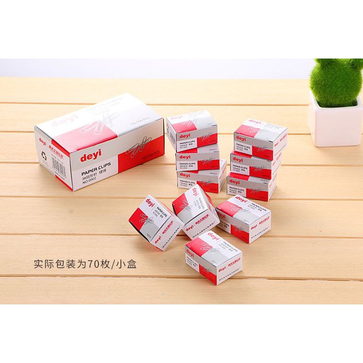 1 hộp 100 kẹp giấy h55