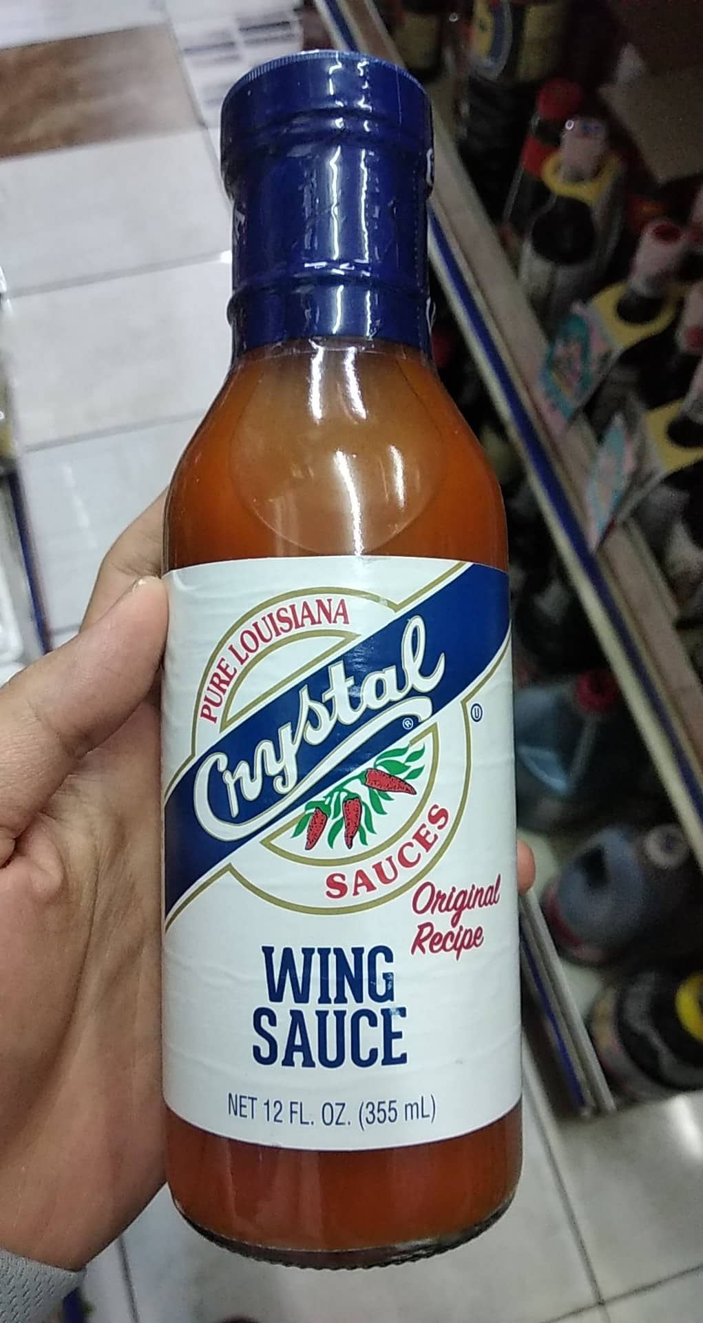 Sốt chuyên dụng ướp cánh gà wing sauce Crystal 355g