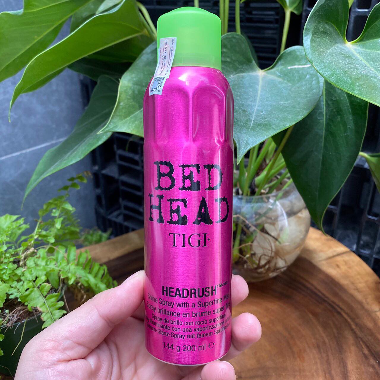 [HCM]Xịt siêu bóng Headrush Shine Adrenaline Tigi Bed Head 200ml