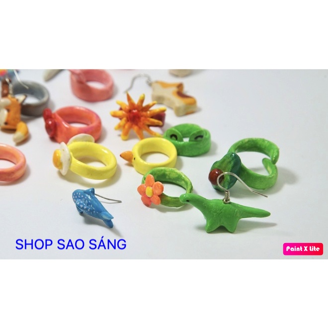 [Đồ chơi sáng tạo] Đất sét tự khô 12 màu