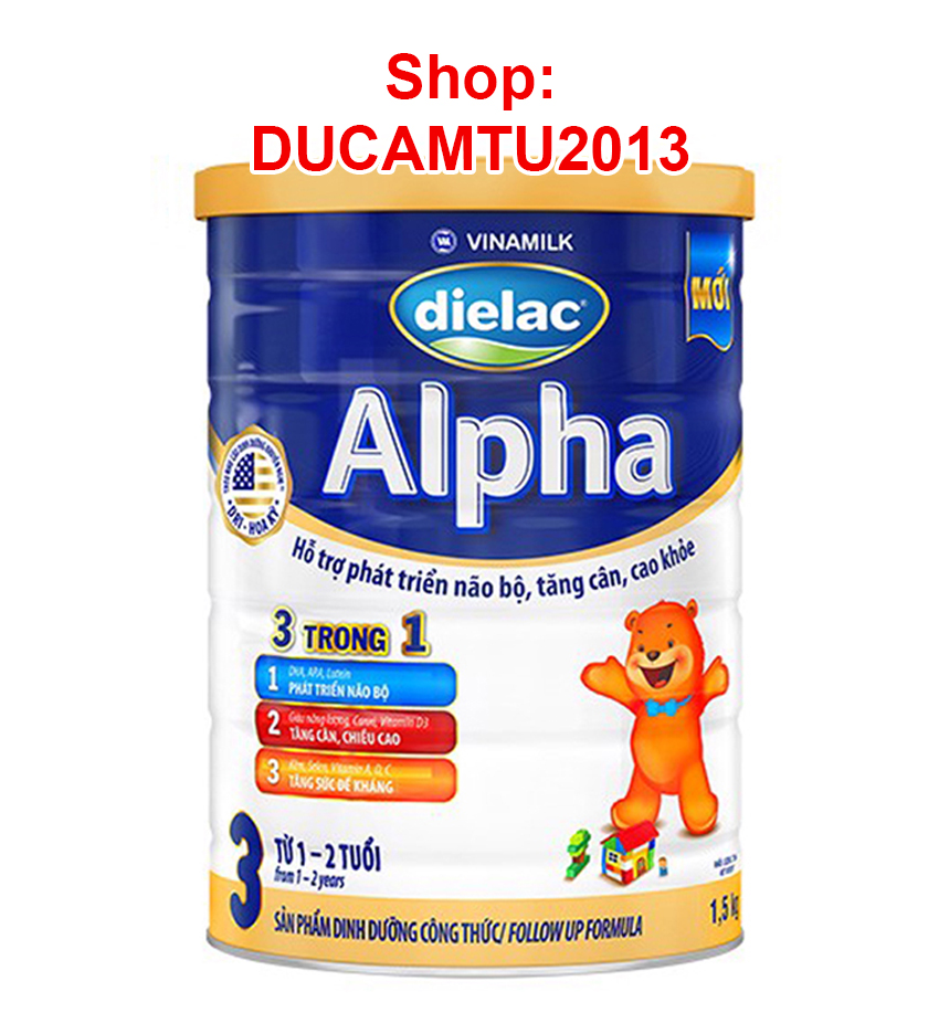 SỮA BỘT DIELAC ALPHA 3 1,5KG