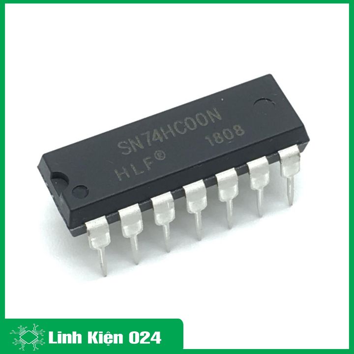 IC 74HC00 DIP14 cung cấp bốn cổng NAND