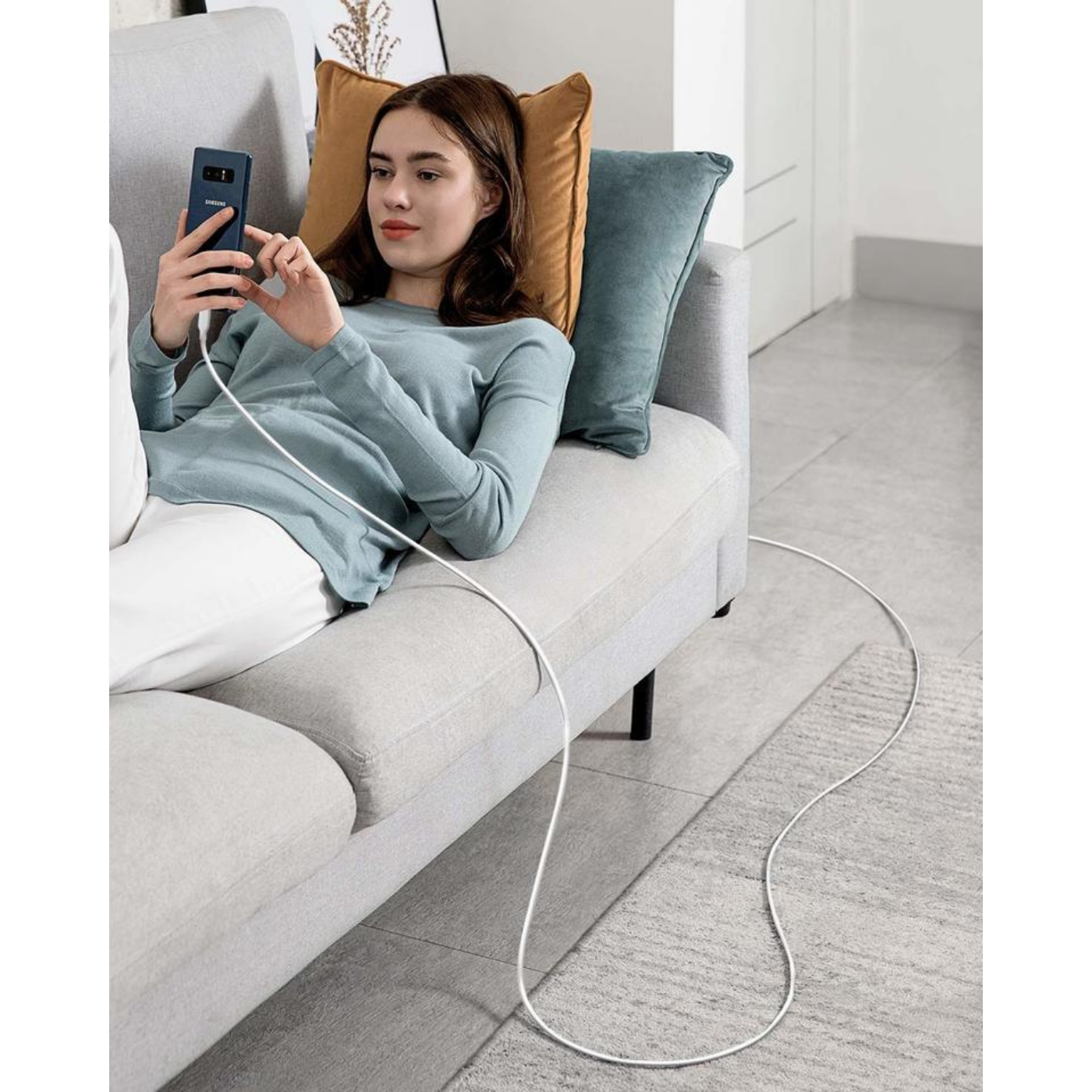 Cáp ANKER PowerLine III USB-C to USB-C dài 1.8m - A8853