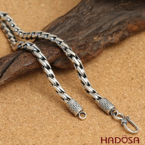 [Chính hãng] [Ảnh thật] [FreeShip] [Có sẵn] [Có bảo hành] Vòng cổ nam chất bạc Thái