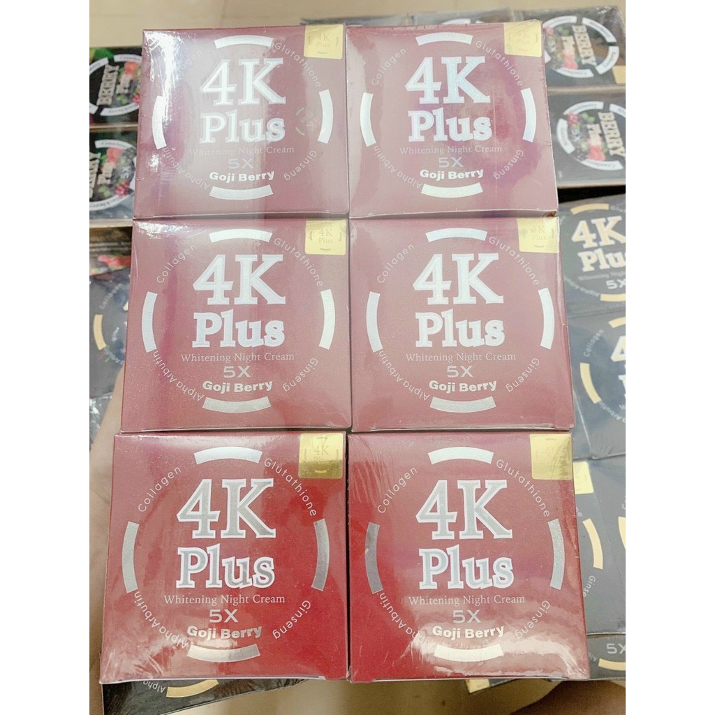 [HCM]Kem Face 4K plus Goji Berry (đỏ)