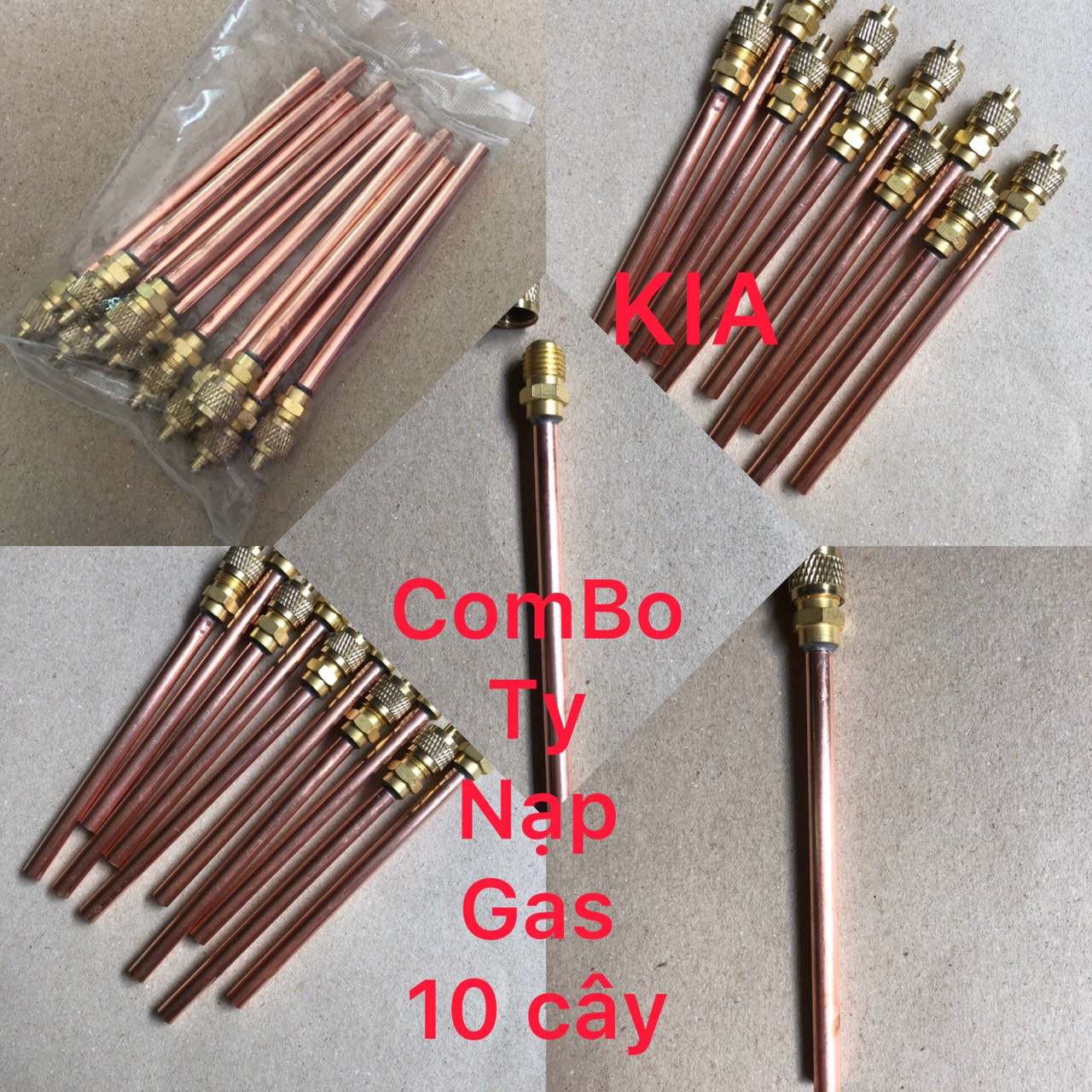 [HCM]Đầu Ty nạp gas 10F  Com bo 10 Cây [Giá hủy diệt]