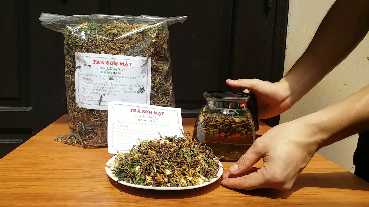 1kg trà sơn mật hồng sâm