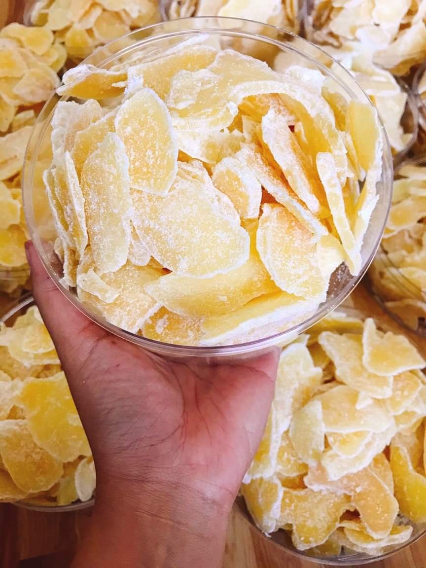 (FREESHIP) 1Kg mứt gừng Huế ít ngọt- CHỢ BẾN TRE