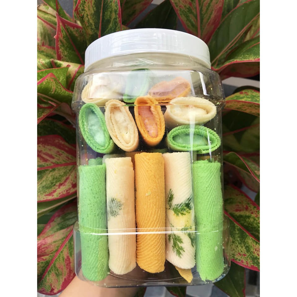 bánh xếp kem mix 3 vị ( dứa / dâu / kem ) - siêu hấp dẫn - 250g ( ăn cực ngon )