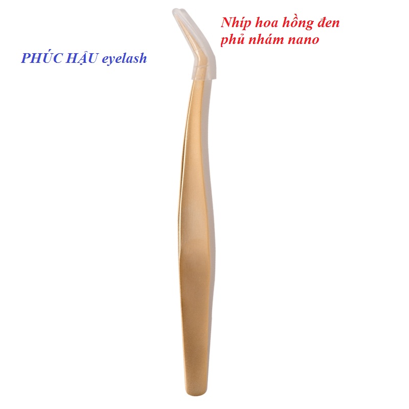 Nhíp hoa hồng đen phủ nhám nano