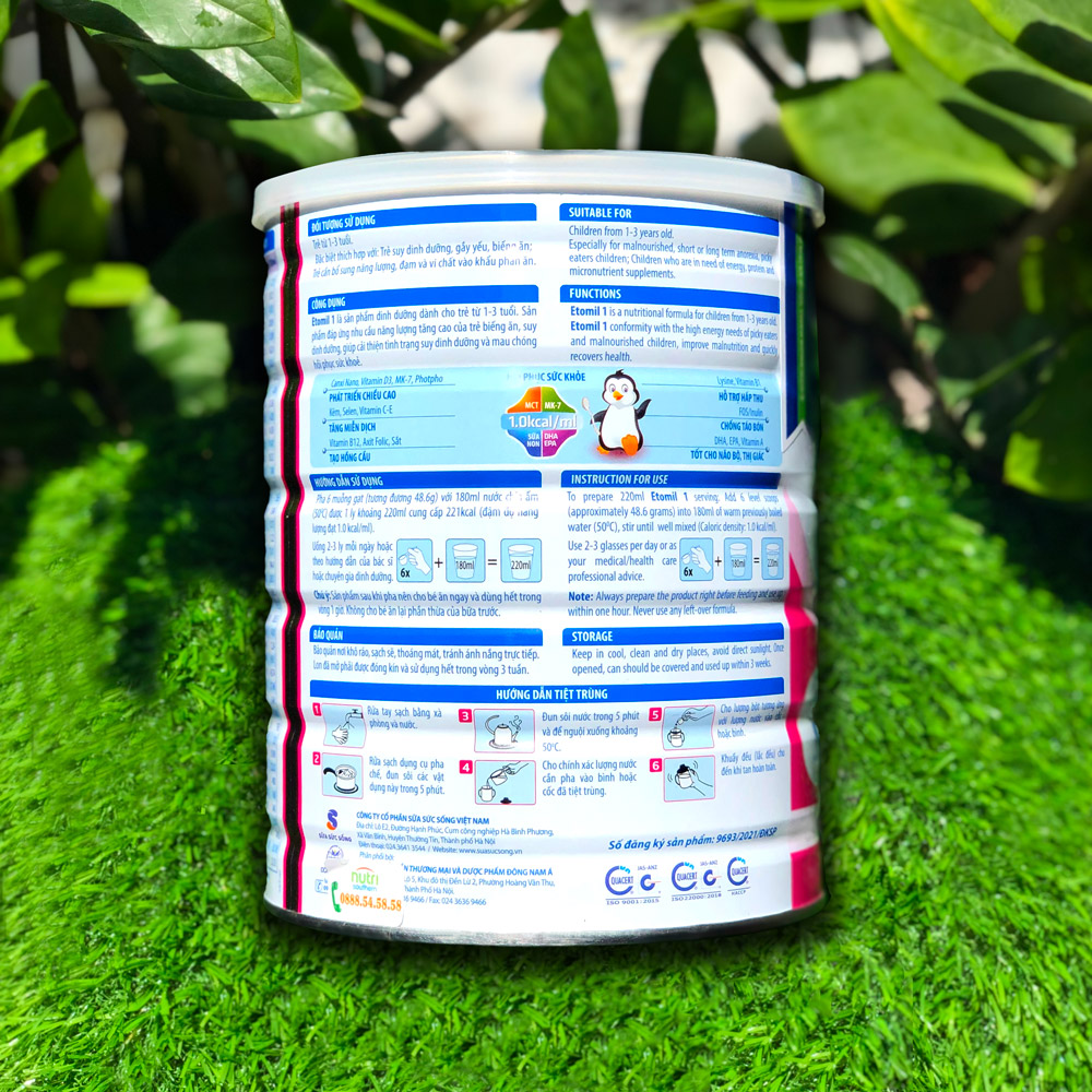 [HCM]Sữa bột Etomil 1 900g - Bixi shop