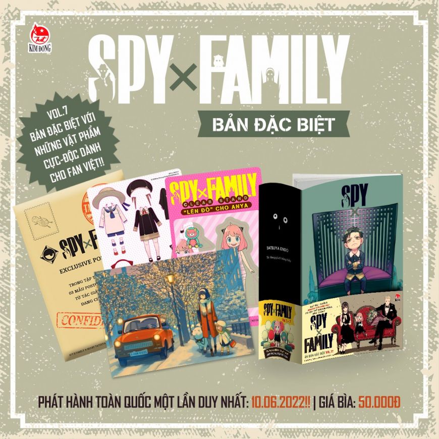Combo Spy x Family 1-7 và 7 đặc biệt