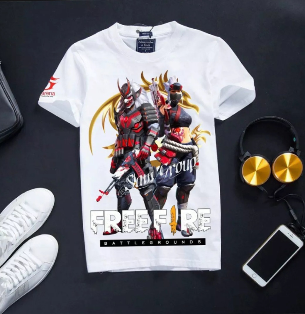 [HCM]áo thun freefire mẫu 2 cam kết giống hình màu đẹp không phai màu