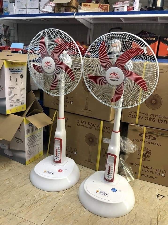 quạt sạc tích điện Honjanda HJD- FL602