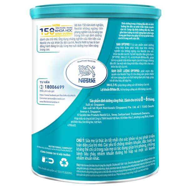 [ HOÀN TIỀN 10% ][HCM]Sữa Nan Optipro HMO 1 900g