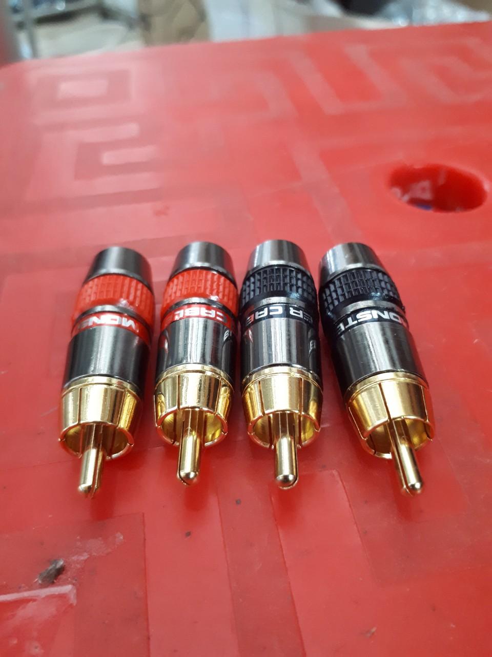 Bộ 4 đầu jack av ( đầu hàn ) monter
