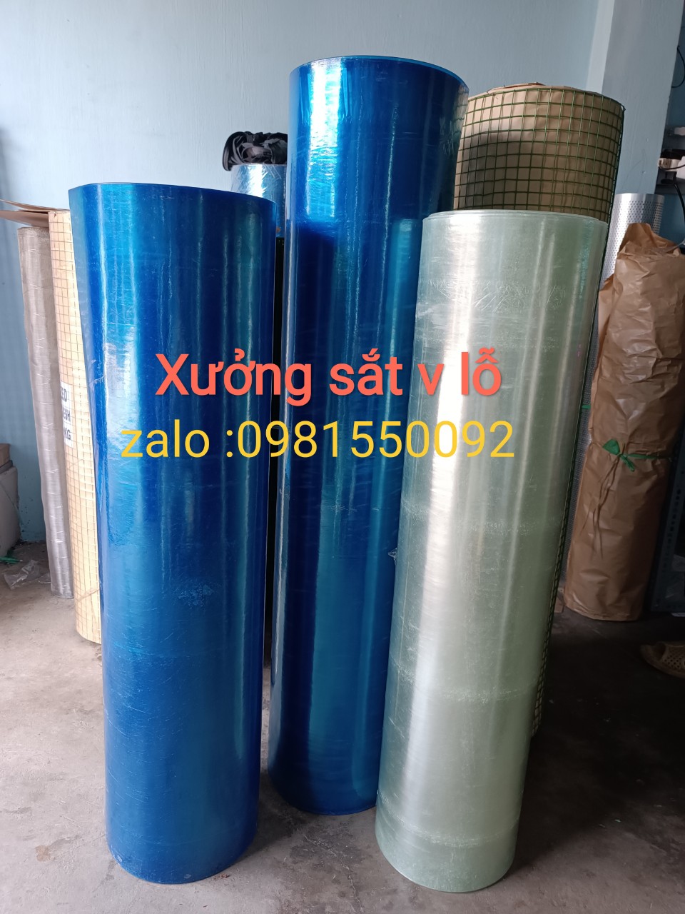 Tôn nhựa lấy sáng khổ rộng 1M và  1m2 màu trắng