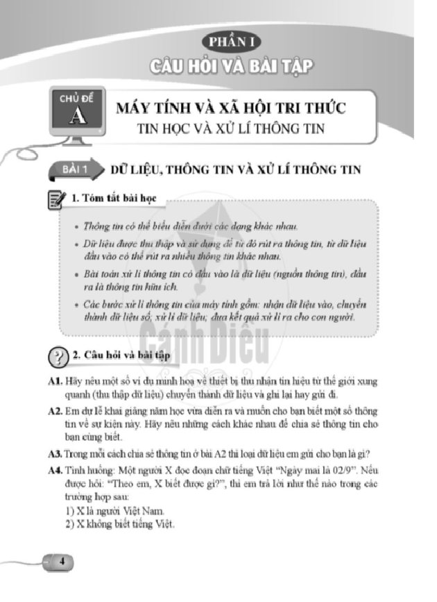 Bài Tập Tin Học Lớp 10 - Bo Canh Dieu