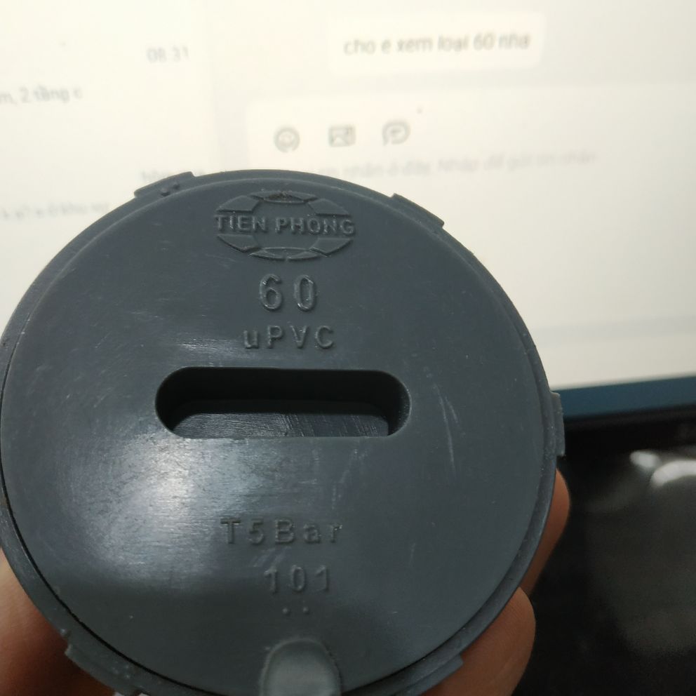 bịt xả 60mm Tiền Phong