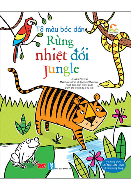 Sách - Tô Màu Bóc Dán - Rừng Nhiệt Đới - Phương Nam Book