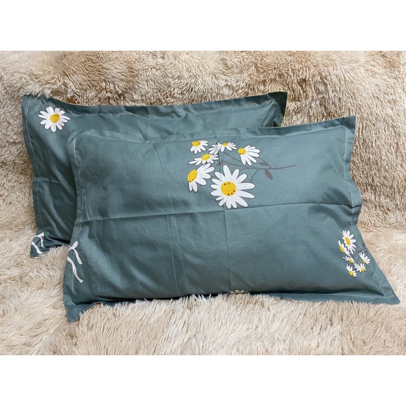 1 đôi Vỏ Gối cotton poly size 50x70