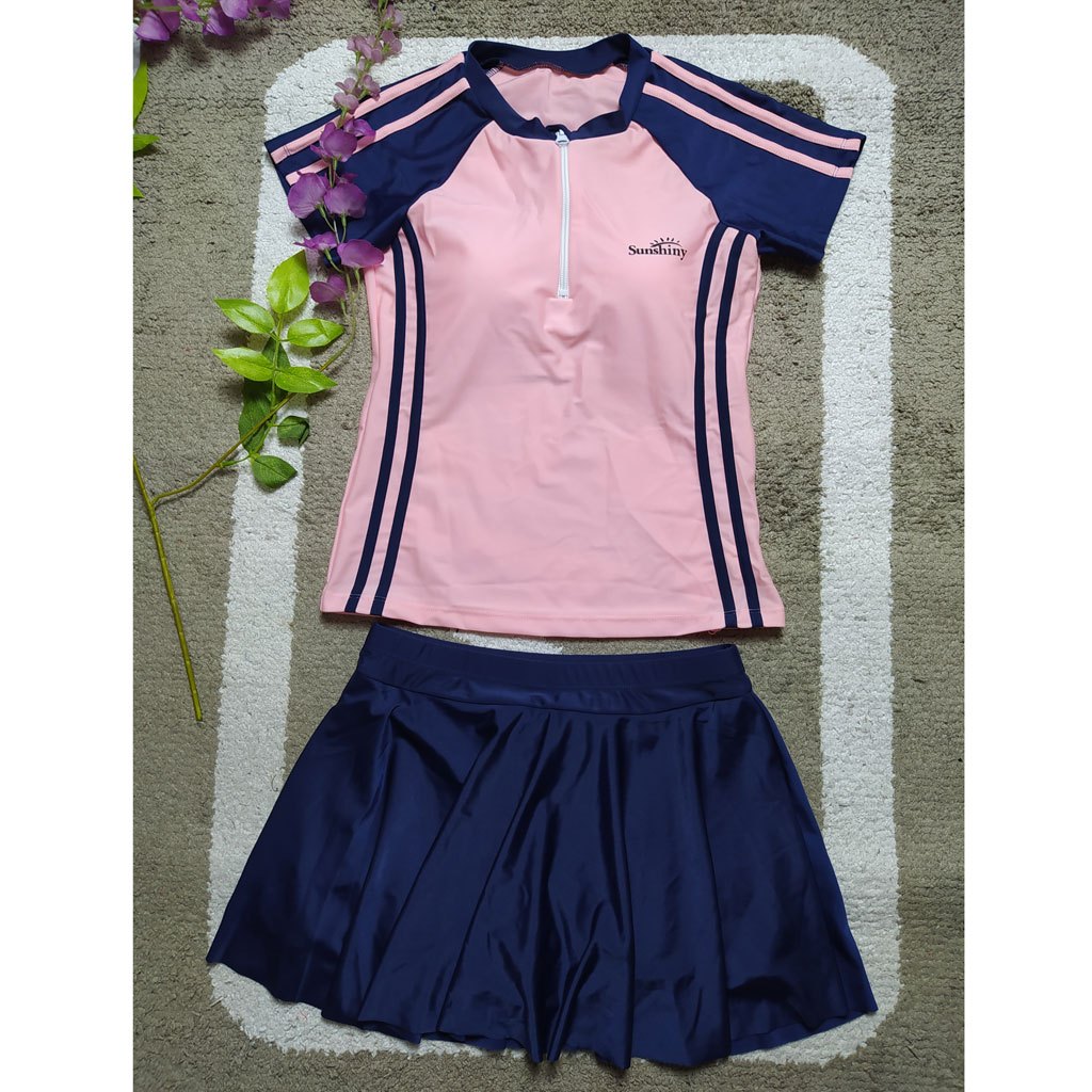 Đồ bơi nữ dáng váy duyên dáng (Có quần short trong váy) BK-609a