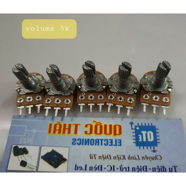 Combo 5 biến trở volume 5k đơn