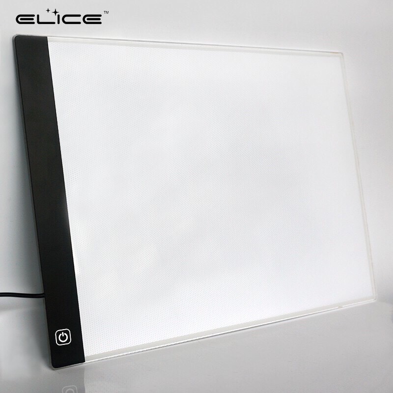 Bảng hắt sáng A4 điều chỉnh 3 cấp độ sáng (Kèm Củ sạc)