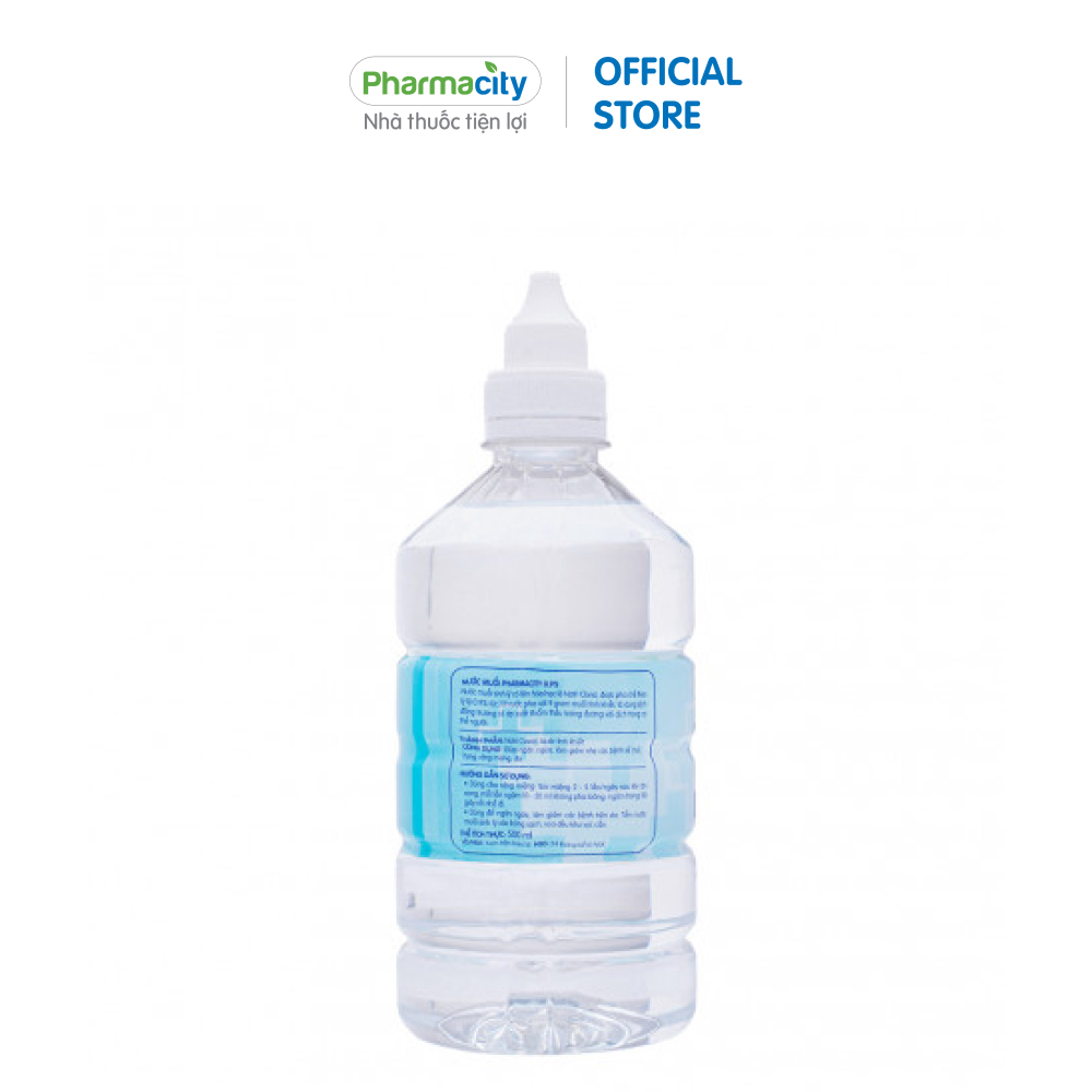 Nước muối Pharmacity 0,9% (500ml)