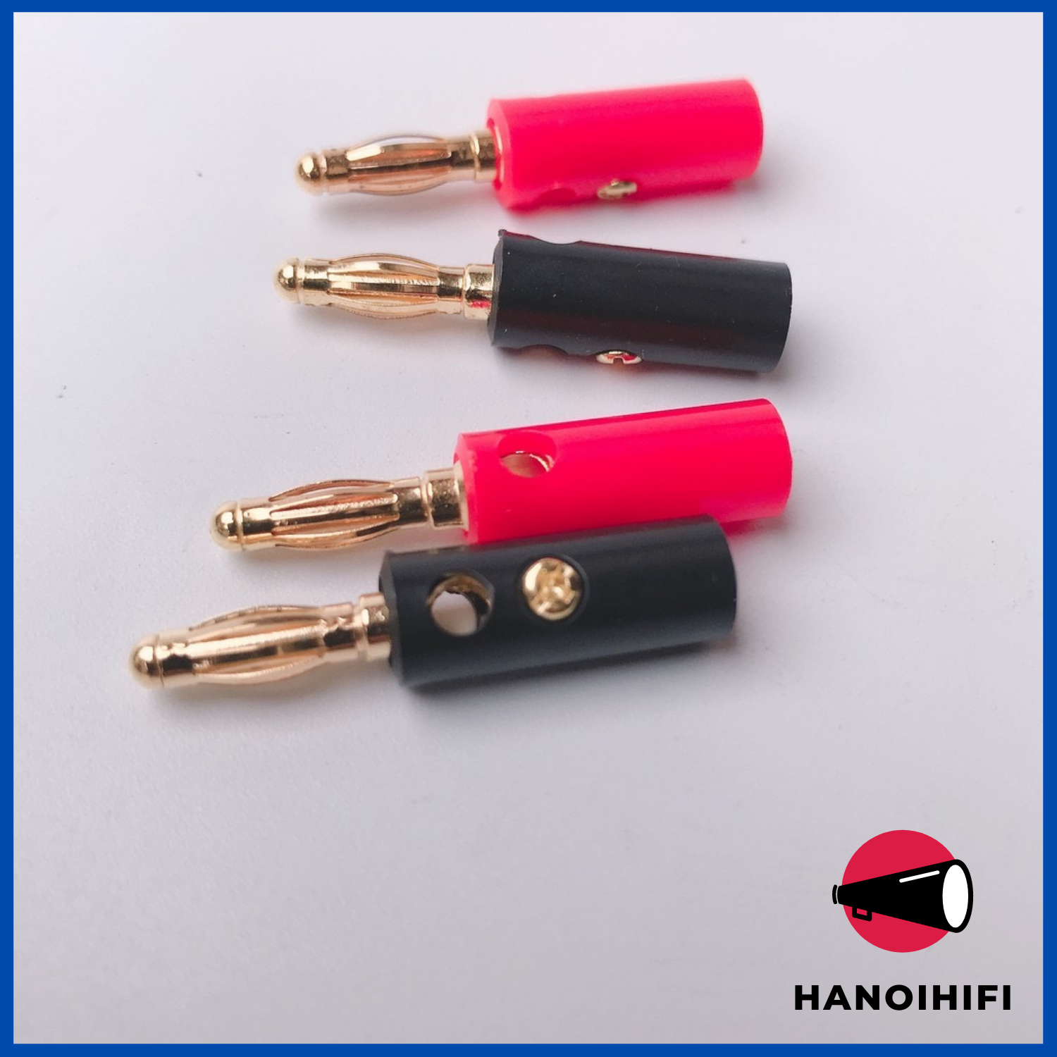 Jack Cắm Bắp Chuối 4mm Cao Cấp Mạ Vàng