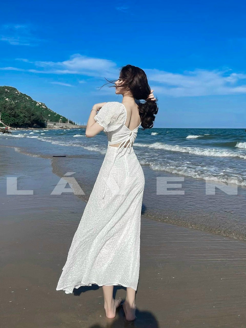 ( SALE SẬP SÀN) ĐẦM MAXI DÀI HỞ LƯNG XINH XẮN