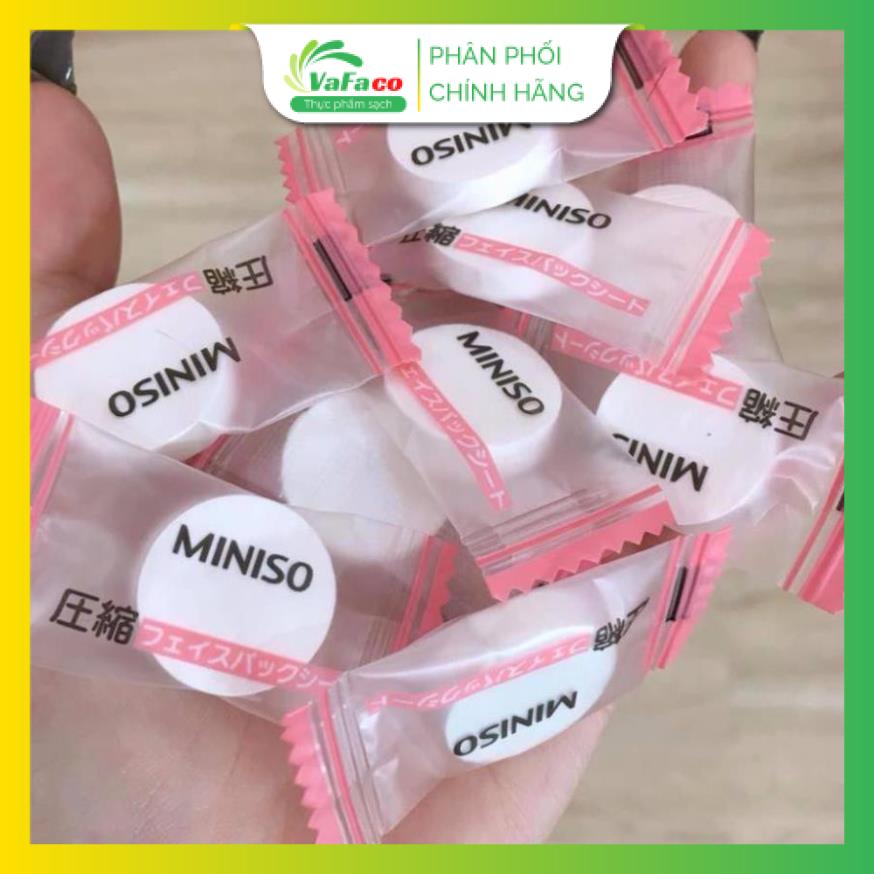[HCM]Mặt Nạ Giấy Nén Miniso Nhật Bản cấp ẩm thải độc