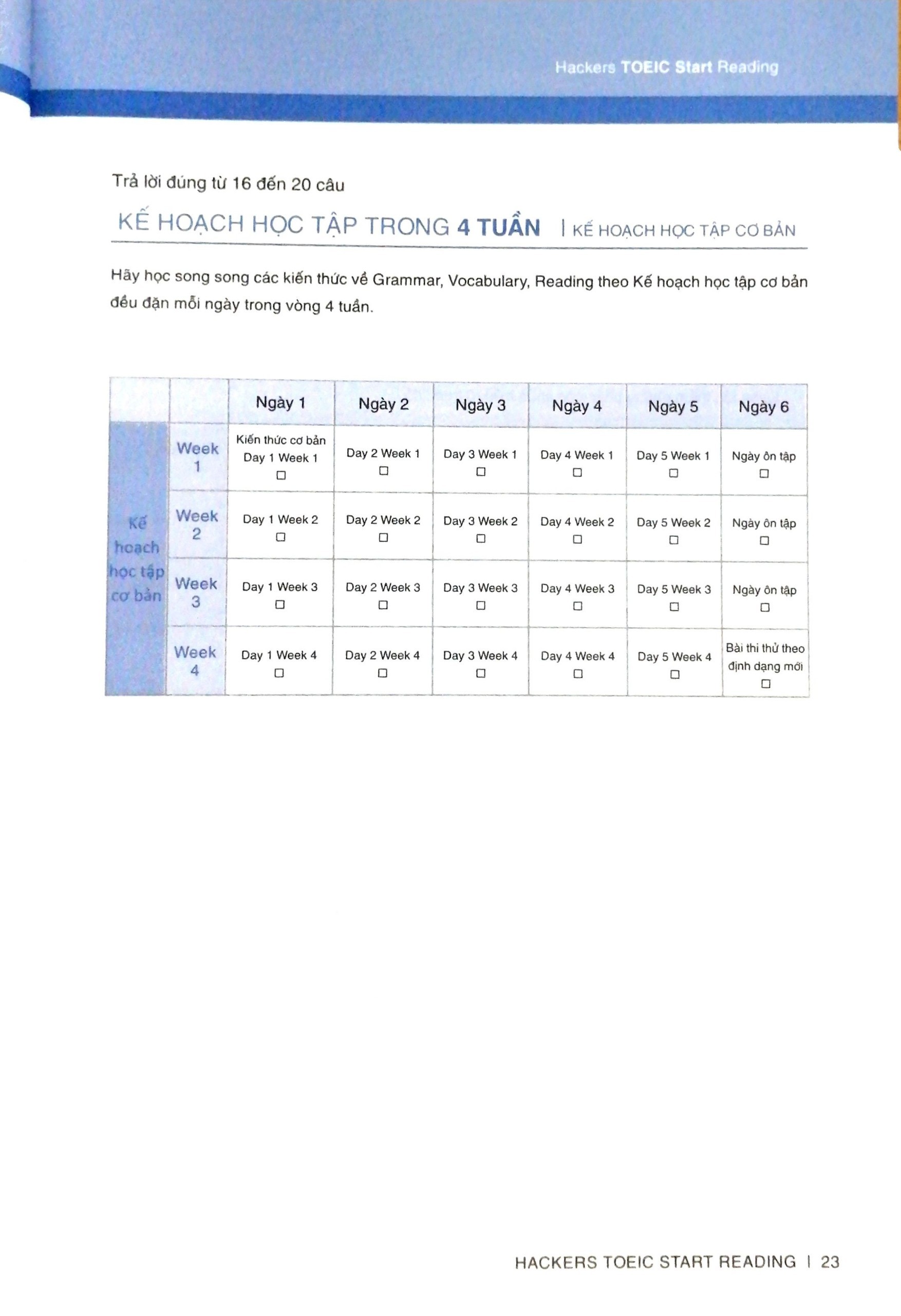 Sách - Hackers TOEIC Start - Reading