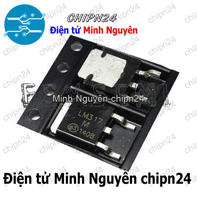 [2 con] (SOP) IC Dán LM317 TO-252 (SMD) (LM317D2T) (IC Nguồn Điều chỉnh điện áp tuyến tính) - HH003840