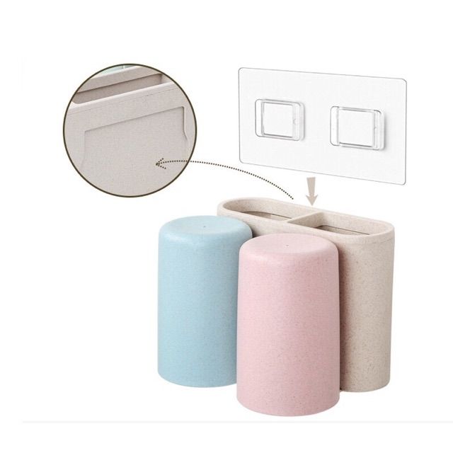 Bộ Cắm Bàn Chải Để Đồ Kèm 2 Cốc Ecoco 1701