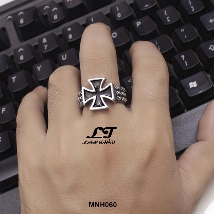[HCM]Nhẫn nam CHROME HEART dấu thập ver6 MNH060