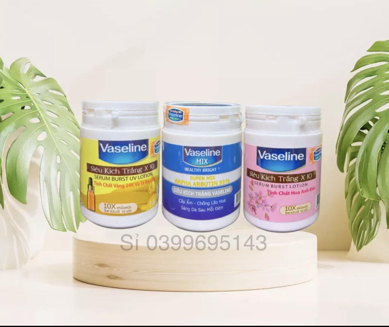 Kích Trắng Vaseline X10 250g