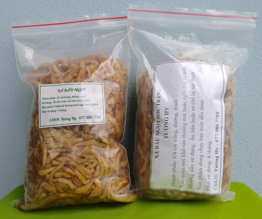 500gr xá bấu ngọt sóc trăng