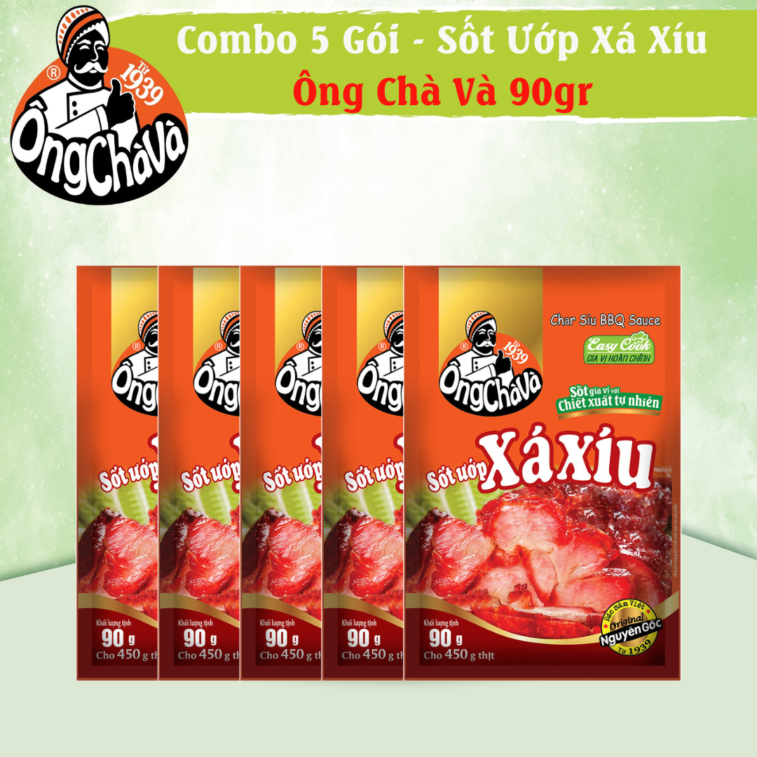 Combo 5 Gói Sốt Xá Xíu Ông Chà Và 90g