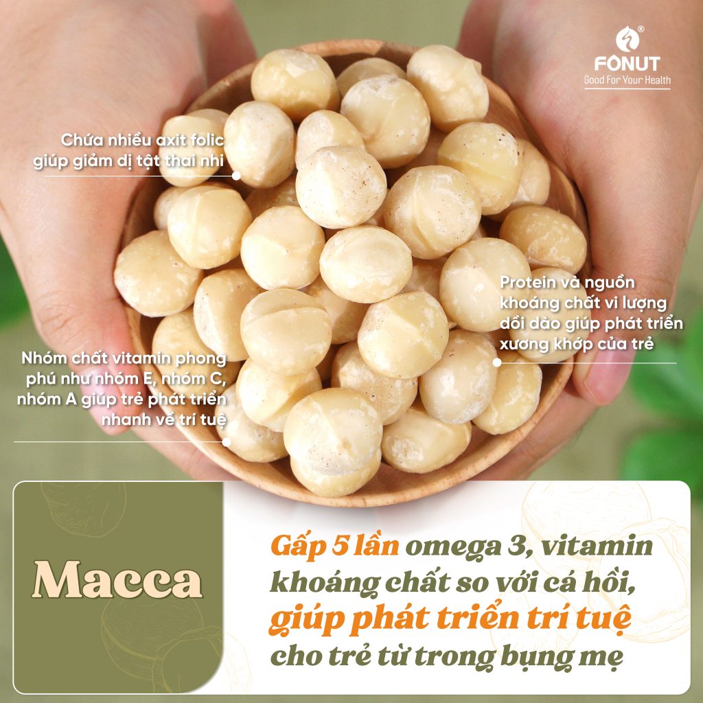 HẠT FONUT-HẠT MACCA TÁCH VỎ ÚC 500gr