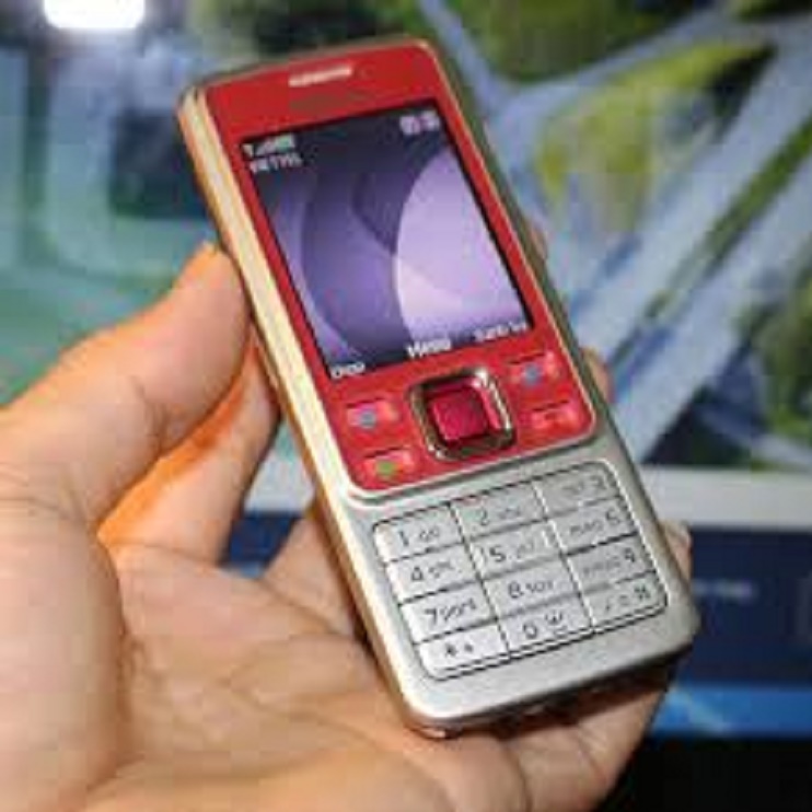 [HCM]Điện thoại cổ Nokia 6300 màu đỏ (main zin + bảo hành 1 năm + có pin và sạc)