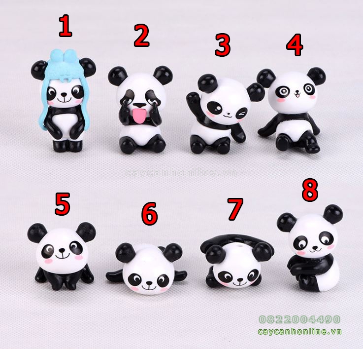 Gấu trúc panda tinh nghịch