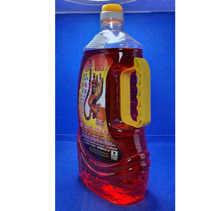 Dầu Cát Tường lưu ly 2 lít màu đỏ