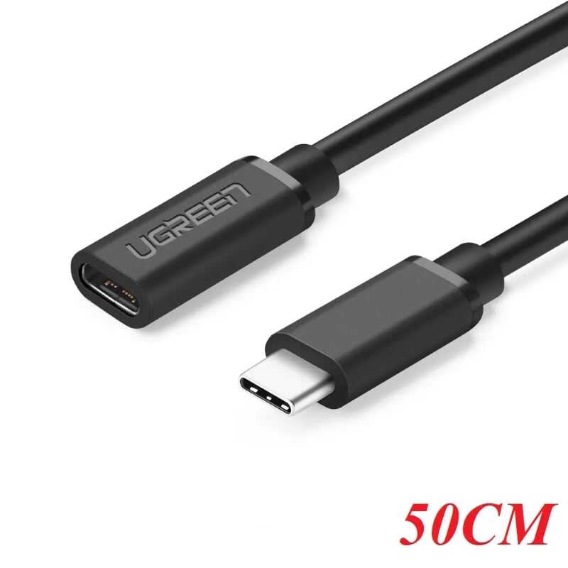 Ugreen 40574 50CM cáp usb type c nối dài ED008