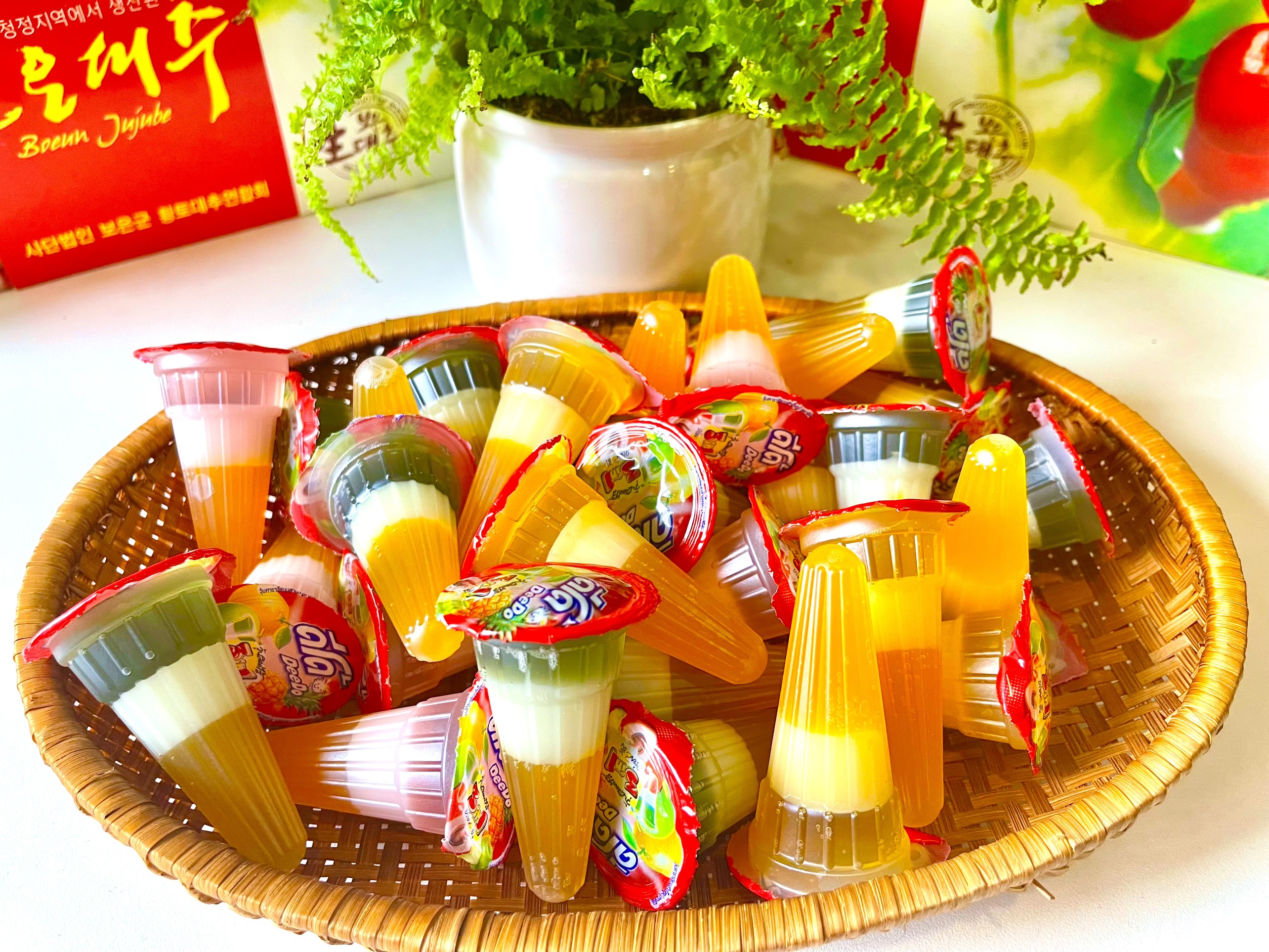 [500G - 1KG] Thạch Rau Câu Trái Cây 3 Tầng DEEDO Thái Lan