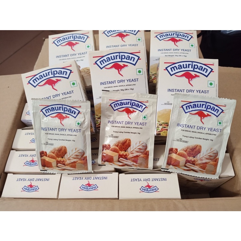 Men bánh mì Mauripan hộp 50g (5 gói 10g)