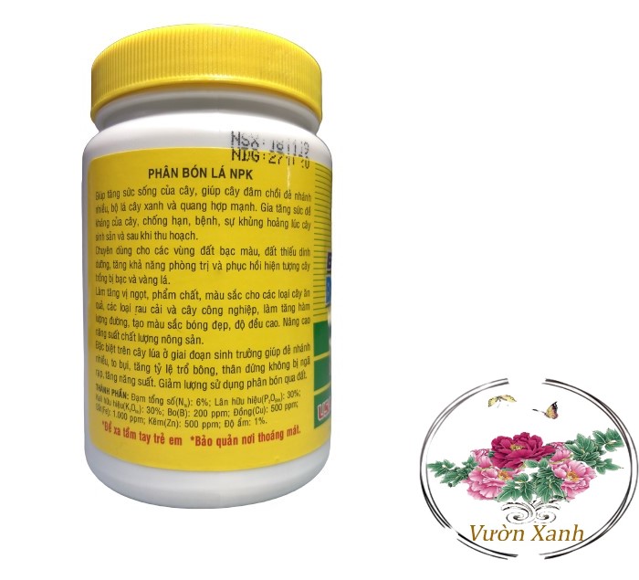 Phân Bón Lá Grow More NPK 6-30-30+TE - #401A# 100g