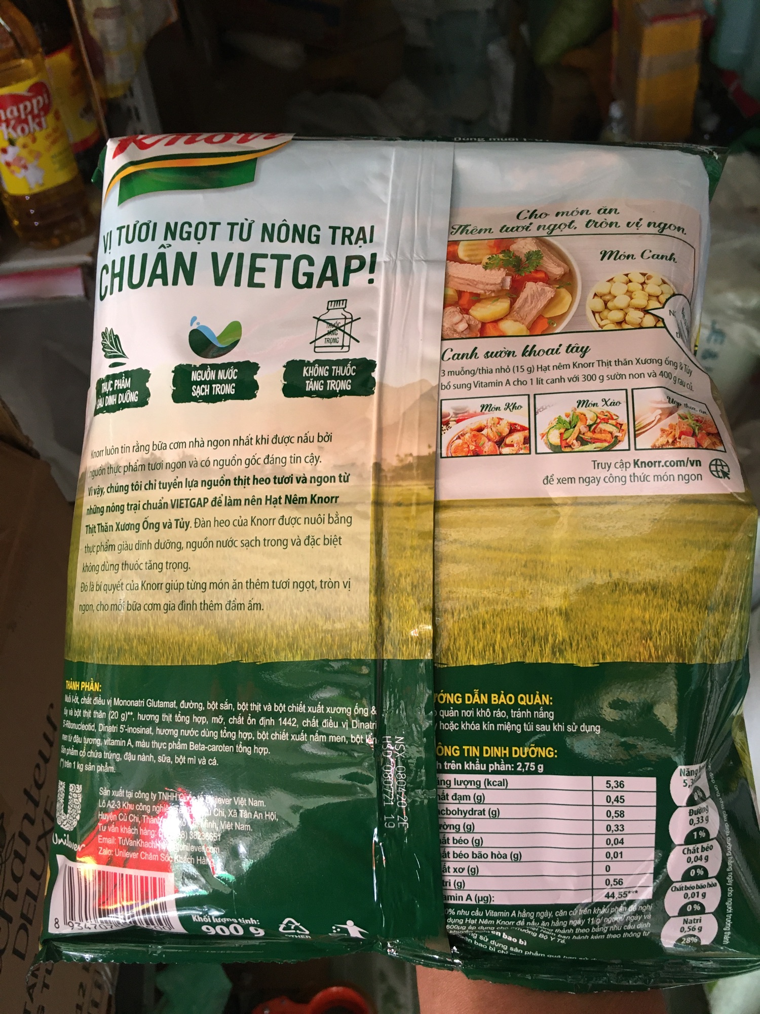 Hạt nêm Knorr 900g