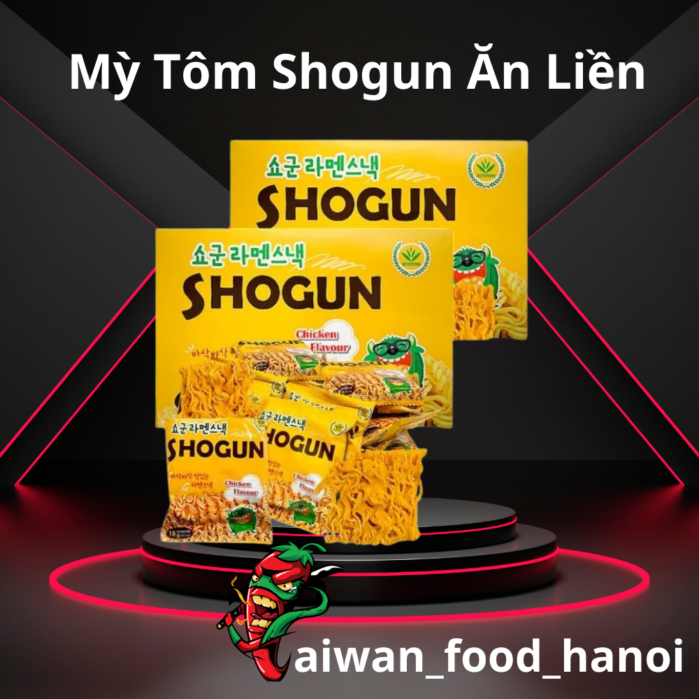 Mỳ Tôm Shogun - Mỳ Trẻ Em Ăn Liền Hàn Quốc Shogun - Gói 18G - Taiwan Foods