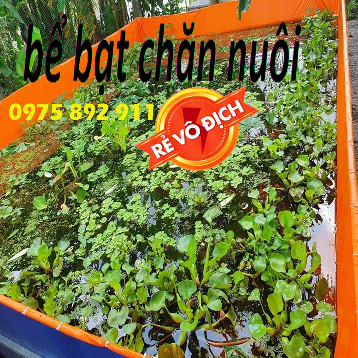 Bể BẠT NUÔI CÁ . ỐC .ẾCH , LƯƠN - 7x3x1